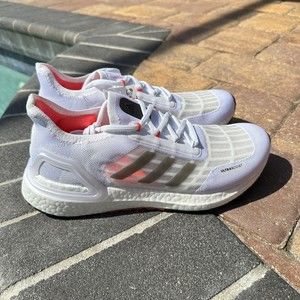 WOMEN'S adidas UltraBoost Summer.Rdy White Solar Red EH1208